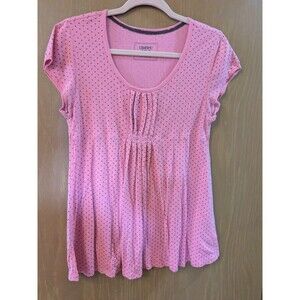 Vintage Limited Too Size 20 Pink Polka Dotted T-Shirt